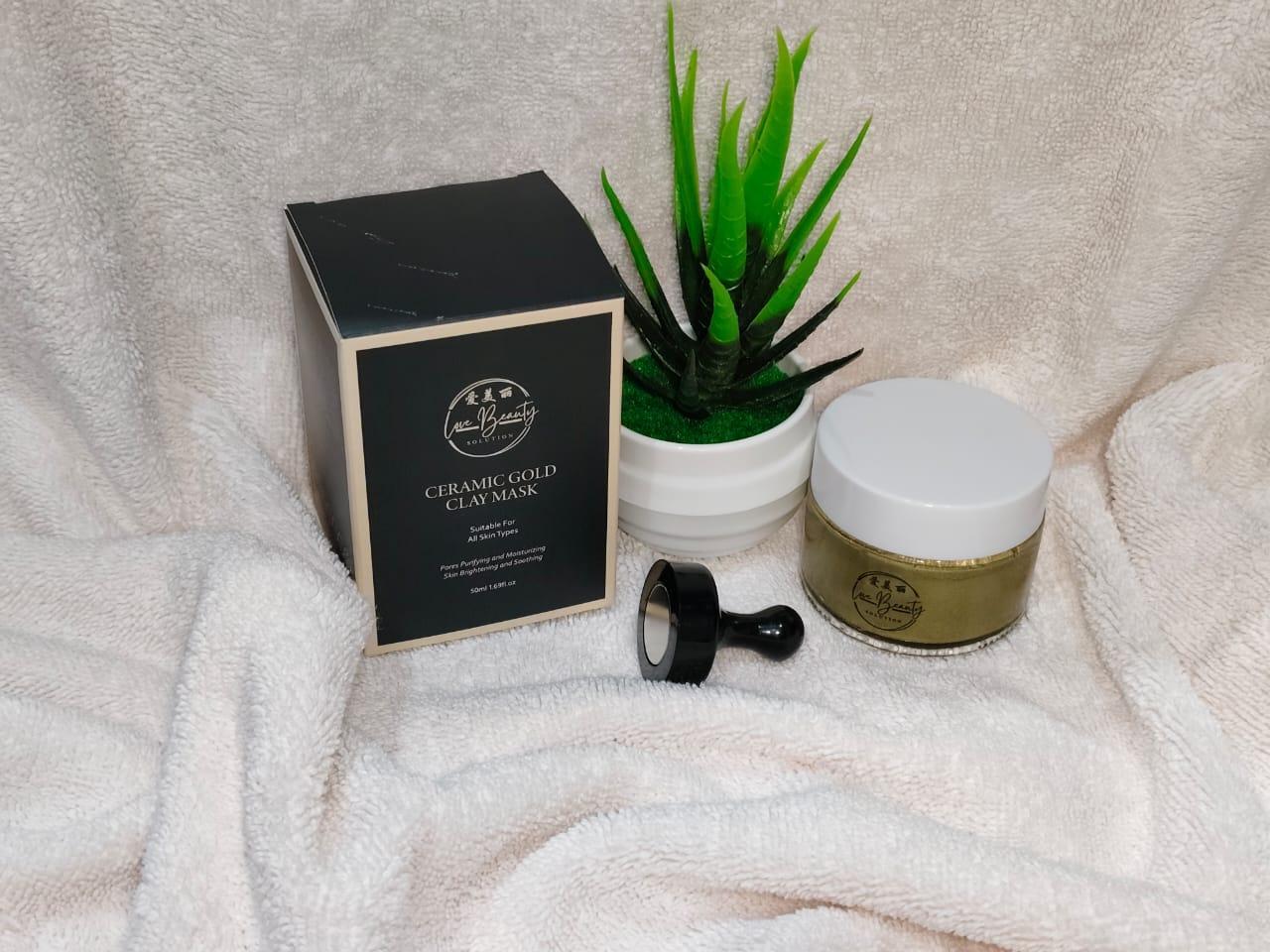 CERAMIC GOLD CLAY MASK