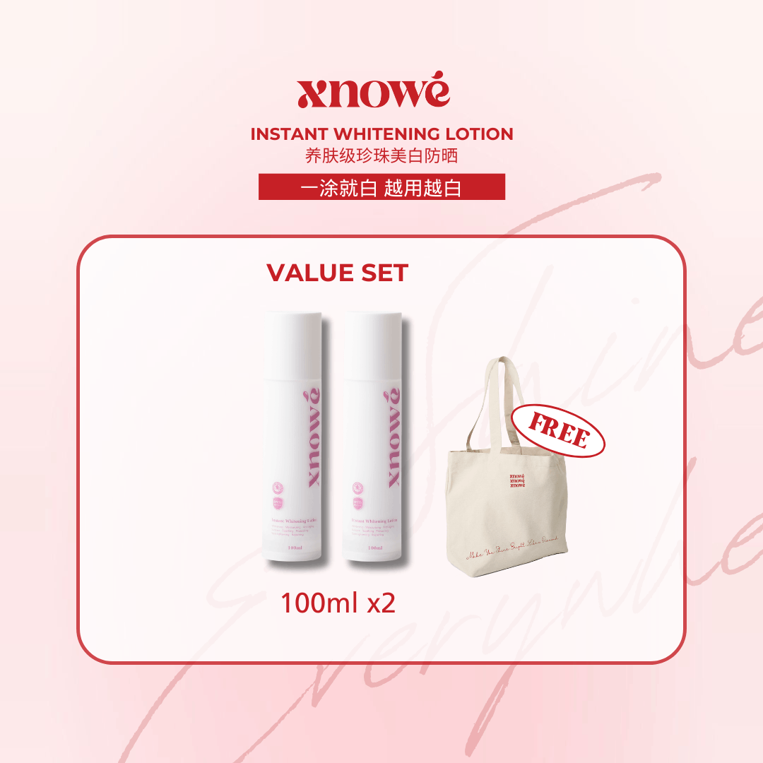 【 Value Set 】 - xnowé instant whitening lotion SPF35 PA+++