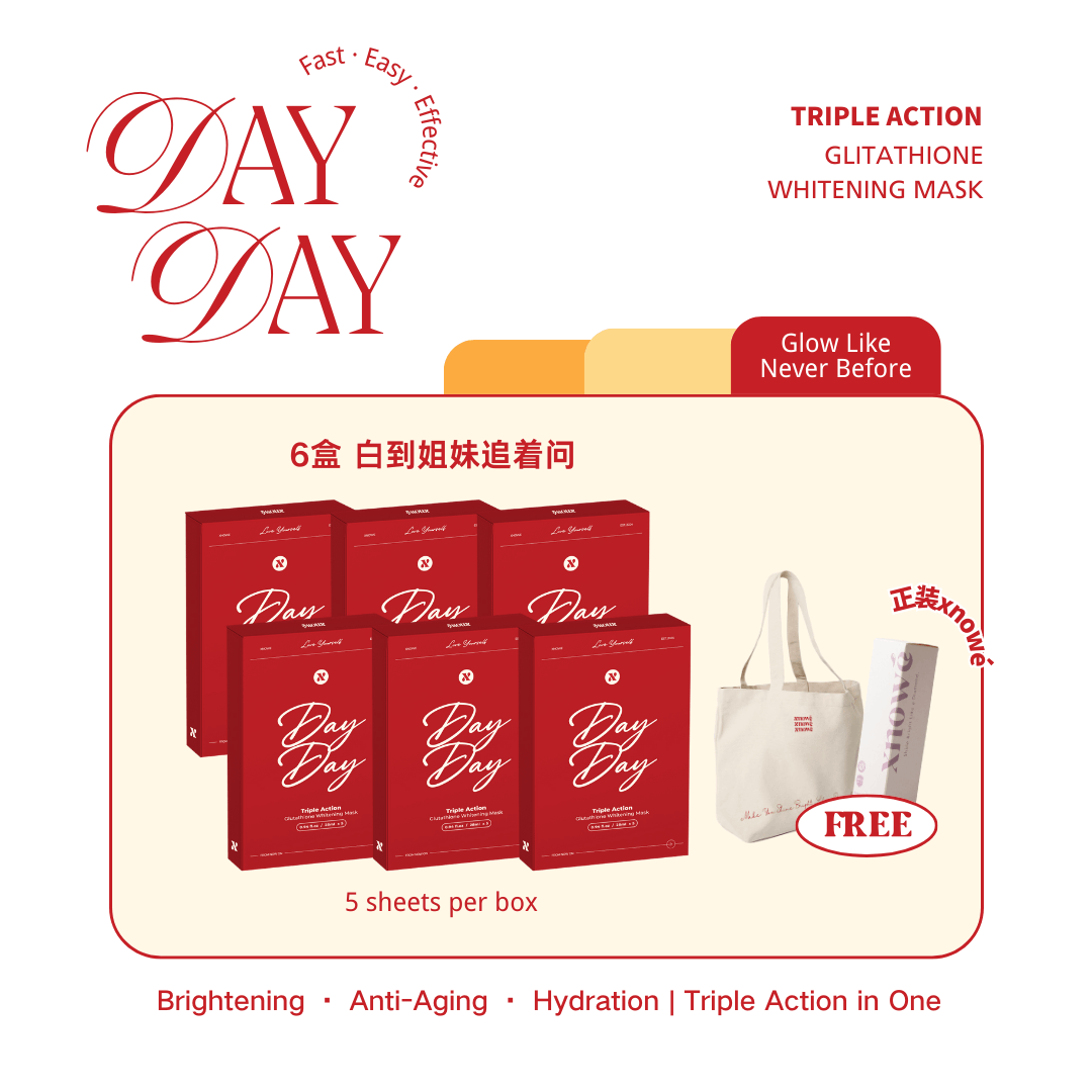【SET C】Glow Like Never Before - Dayday Triple Action Glutathione Whitening Mask