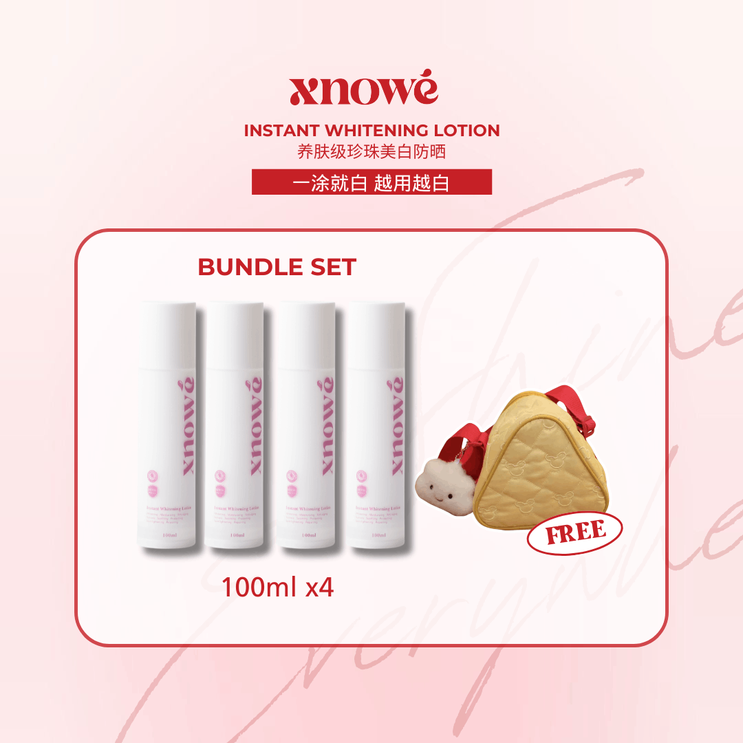 【 Bundle Set 】- xnowé instant whitening lotion SPF35 PA+++