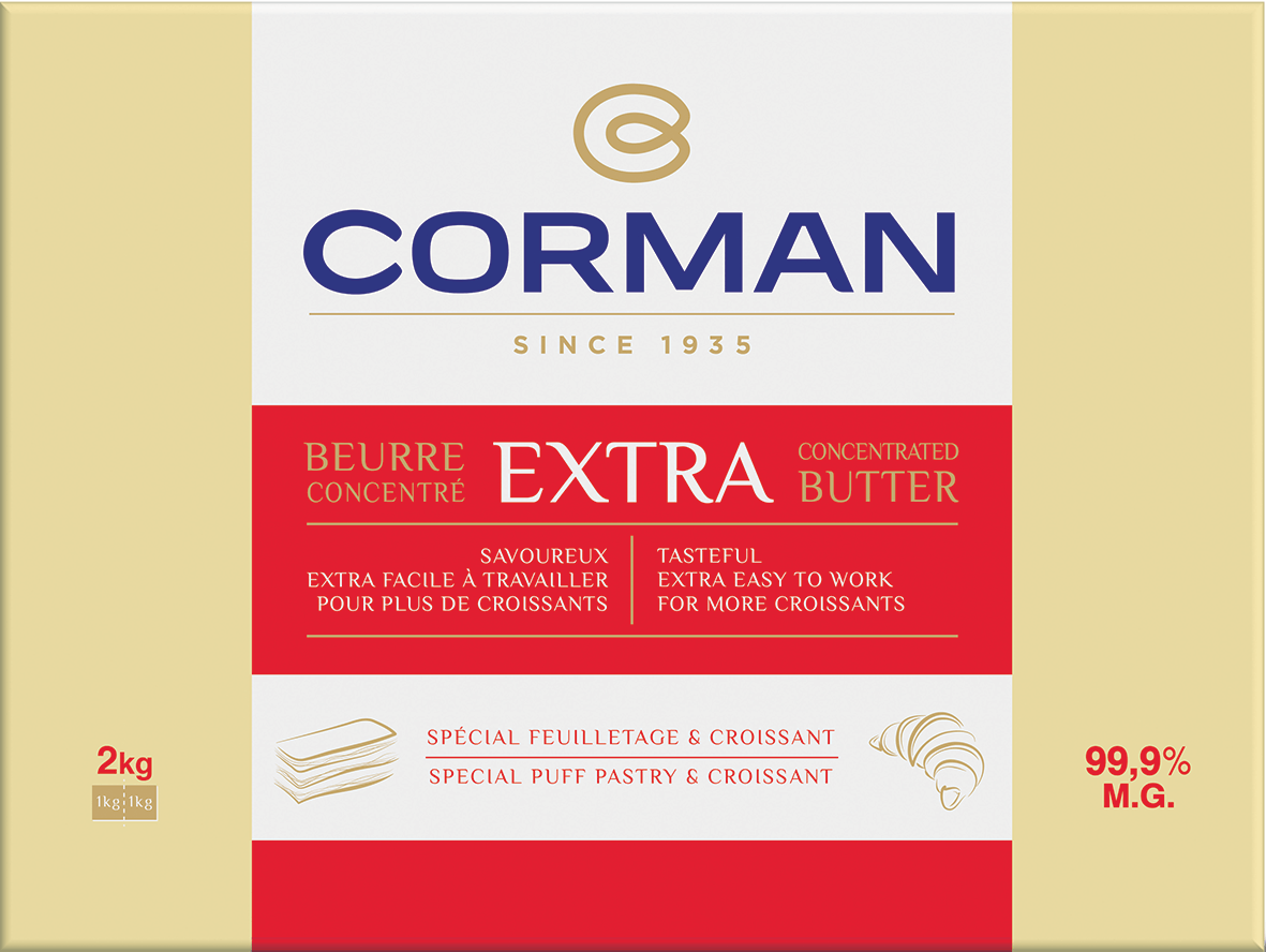 Corman Extra Concentrated Butter 99.9% fat sheet