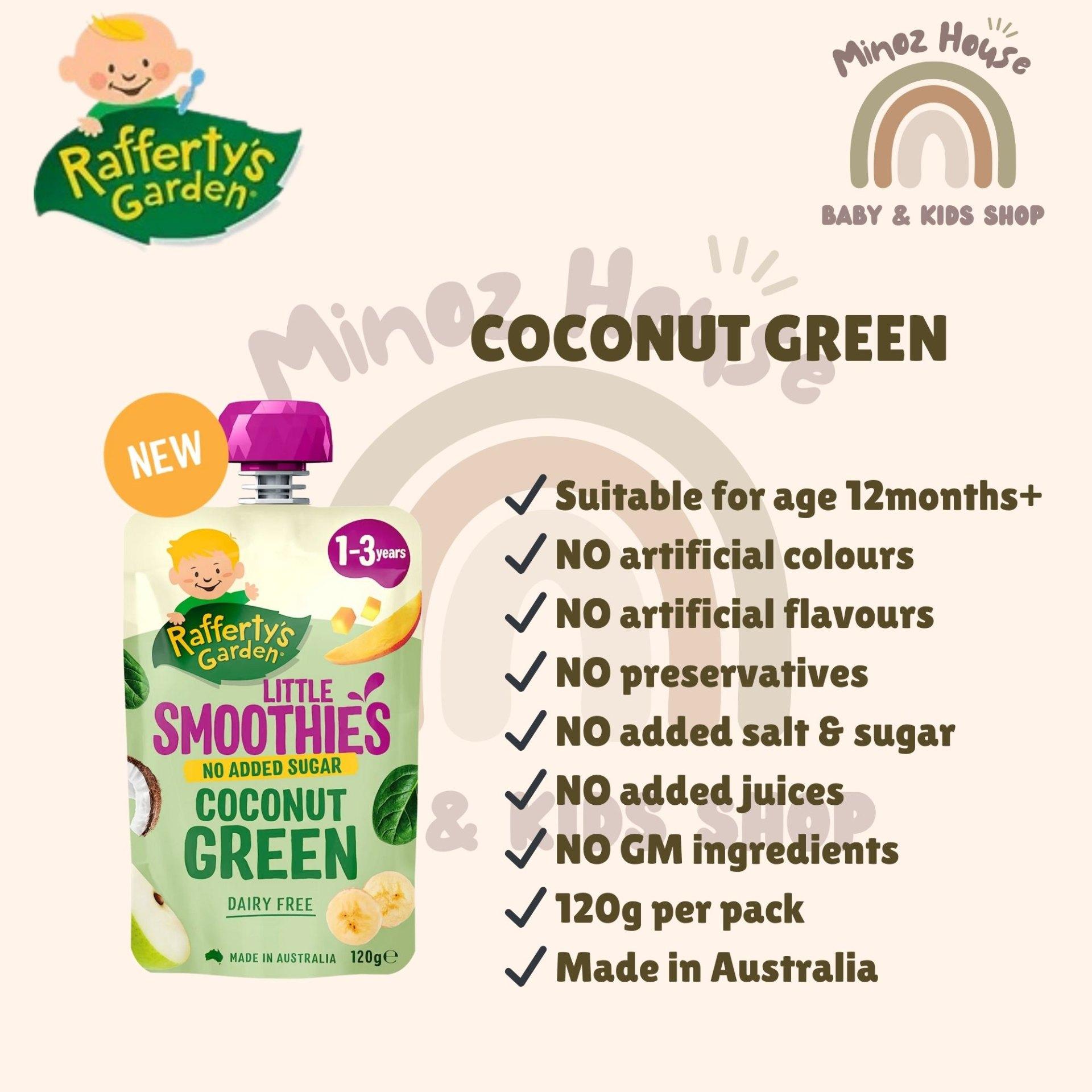 Rafferty's Garden Baby Little Smoothies - Coconut Green