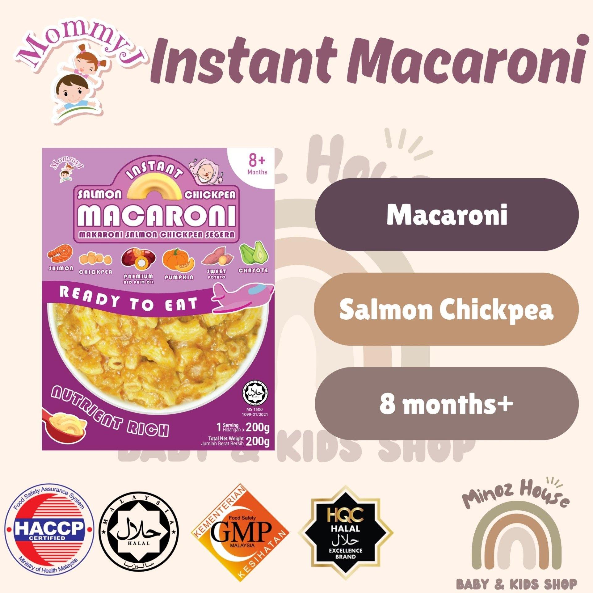 MommyJ Baby Instant Macaroni - Salmon Chickpea