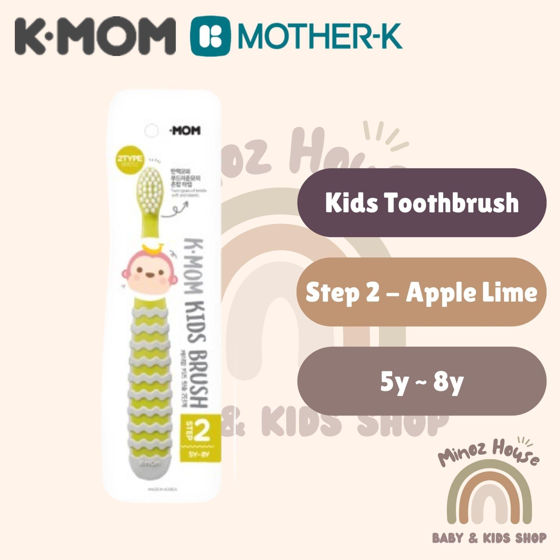 Mother-K / Kmom Toothbrush - Kids Toothbrush - Step 2 - Apple Lime