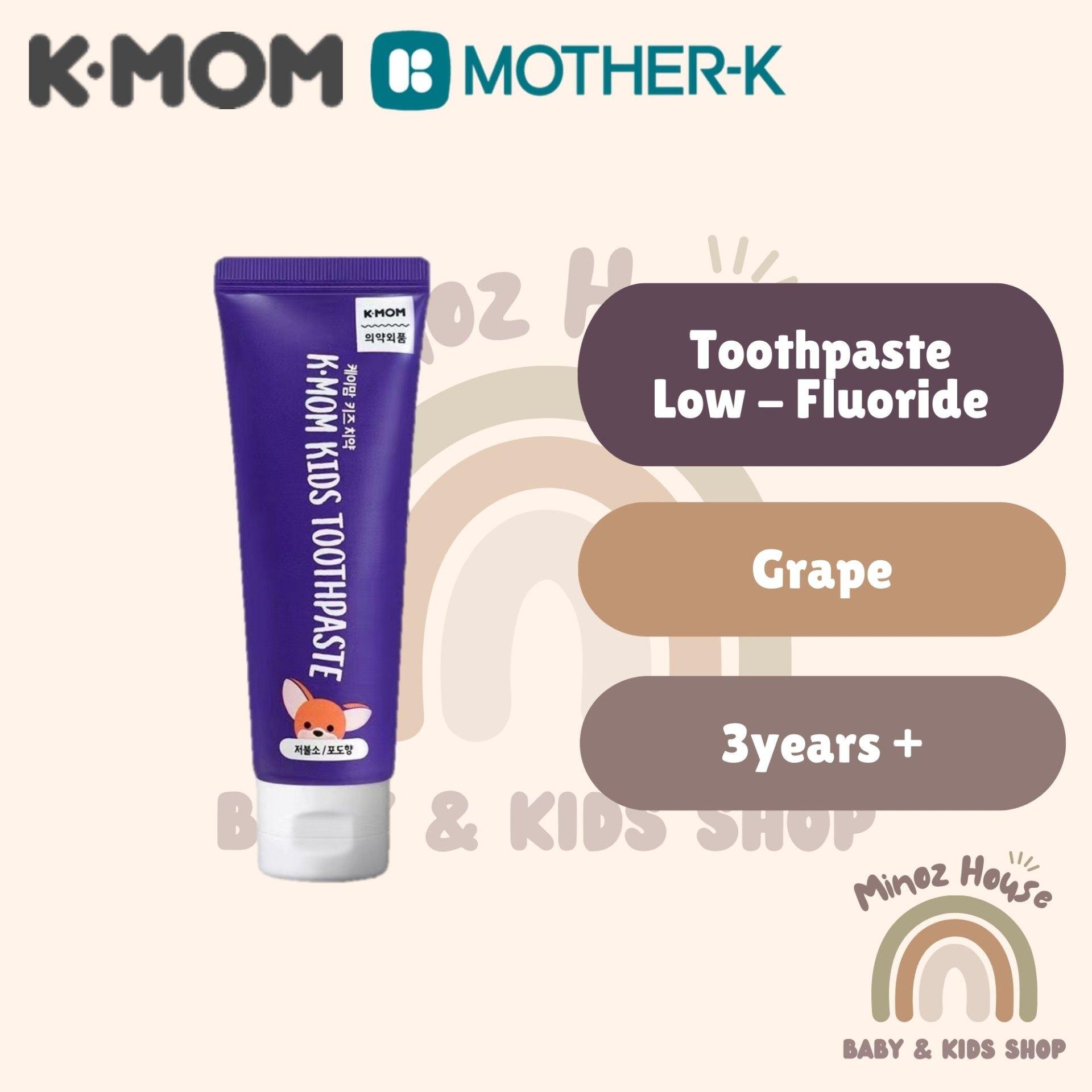 Mother-K / Kmom Toothpaste - Low-Fluoride - Grape