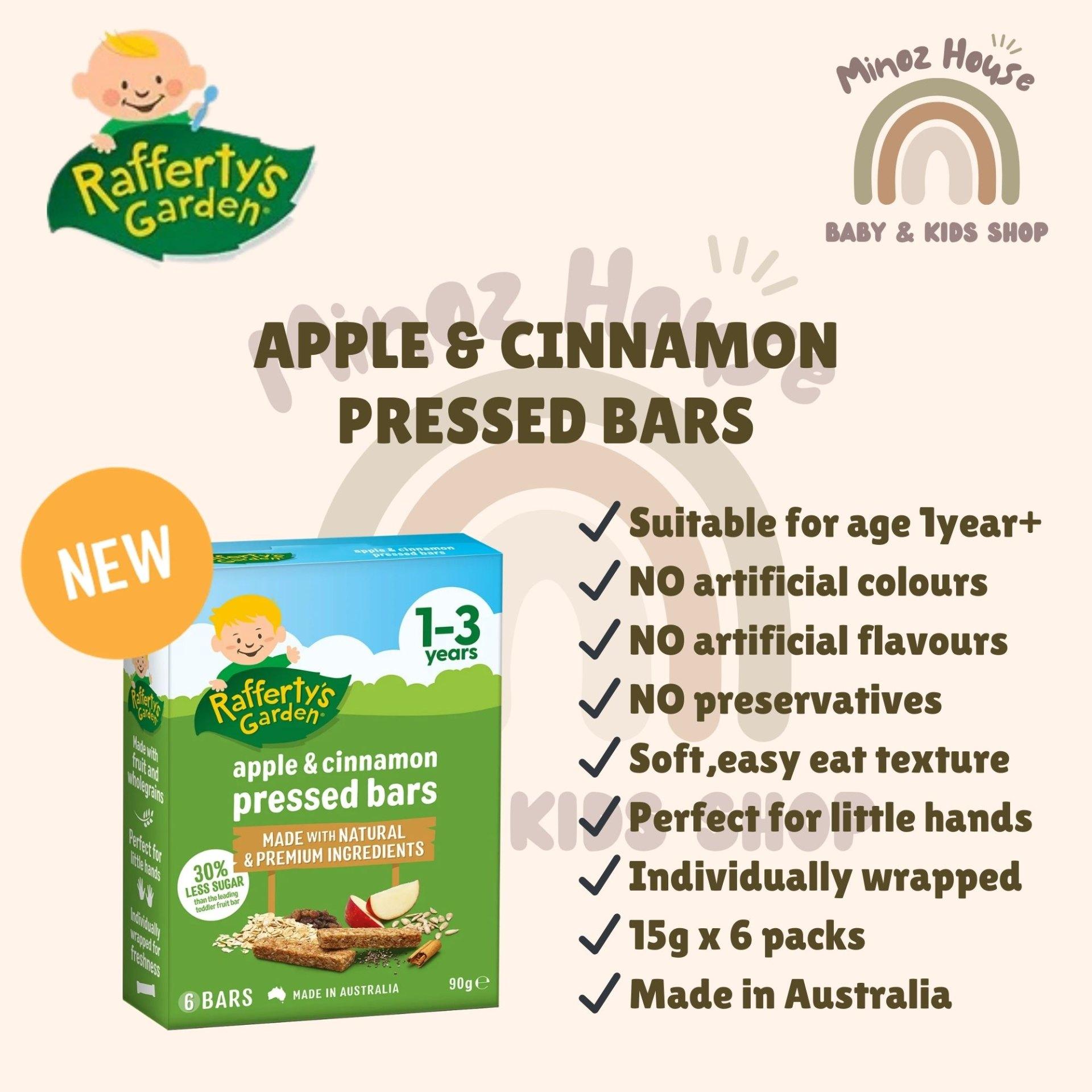 Rafferty's Garden Baby Pressed Bar - Apple & Cinnamon