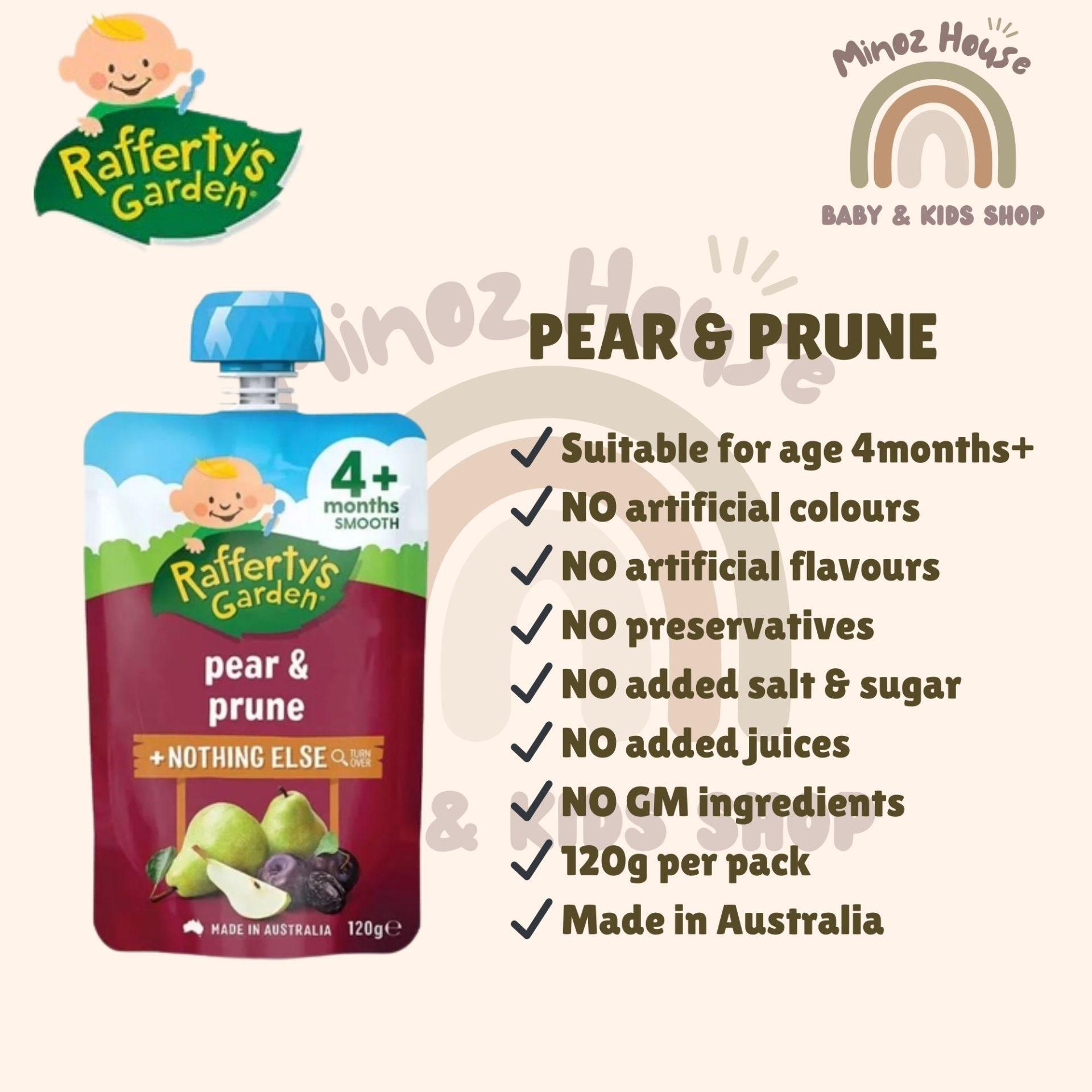 Rafferty's Garden Baby Food Pouches - Pear & Prune