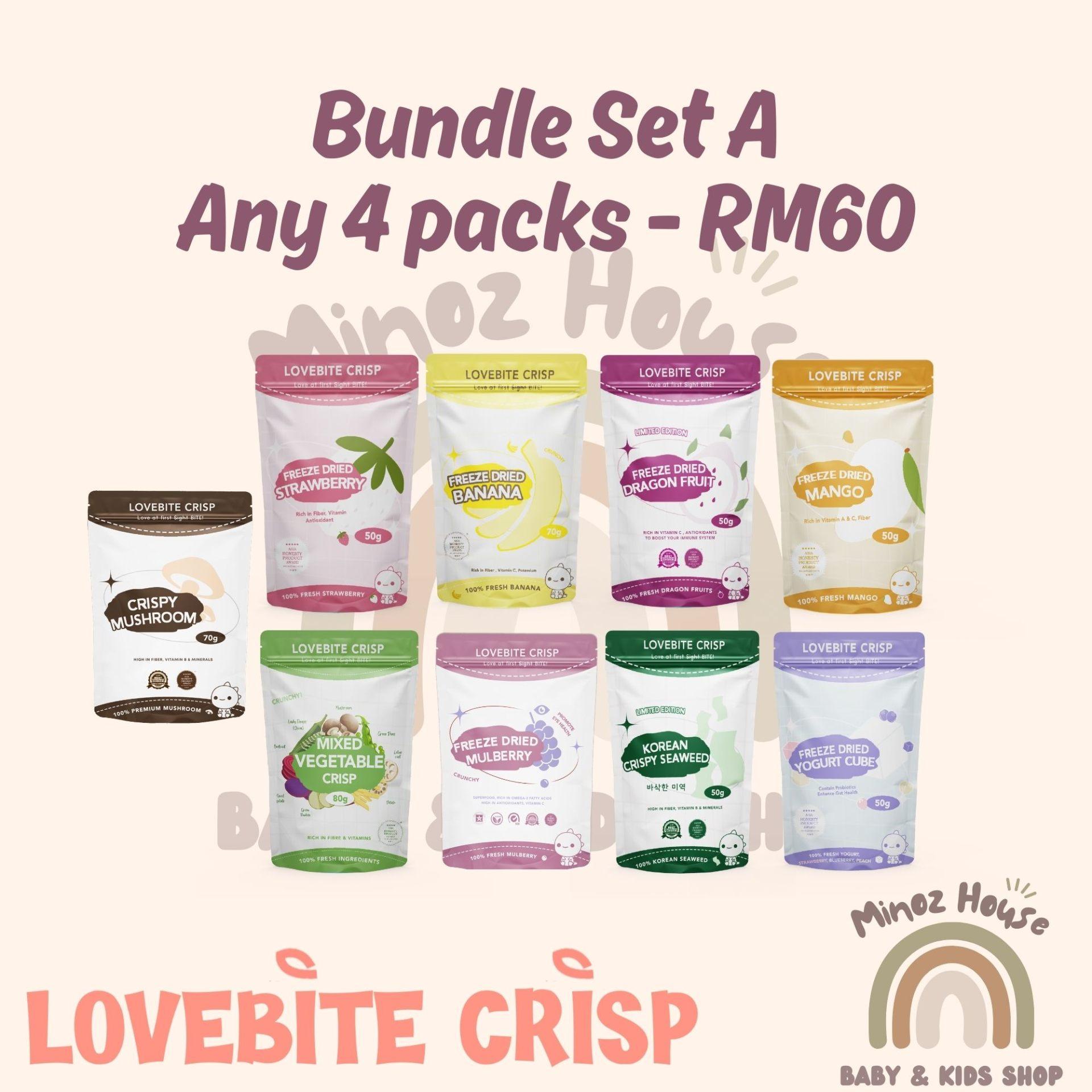 Lovebite Crisp - Bundle Set A - 4 packs