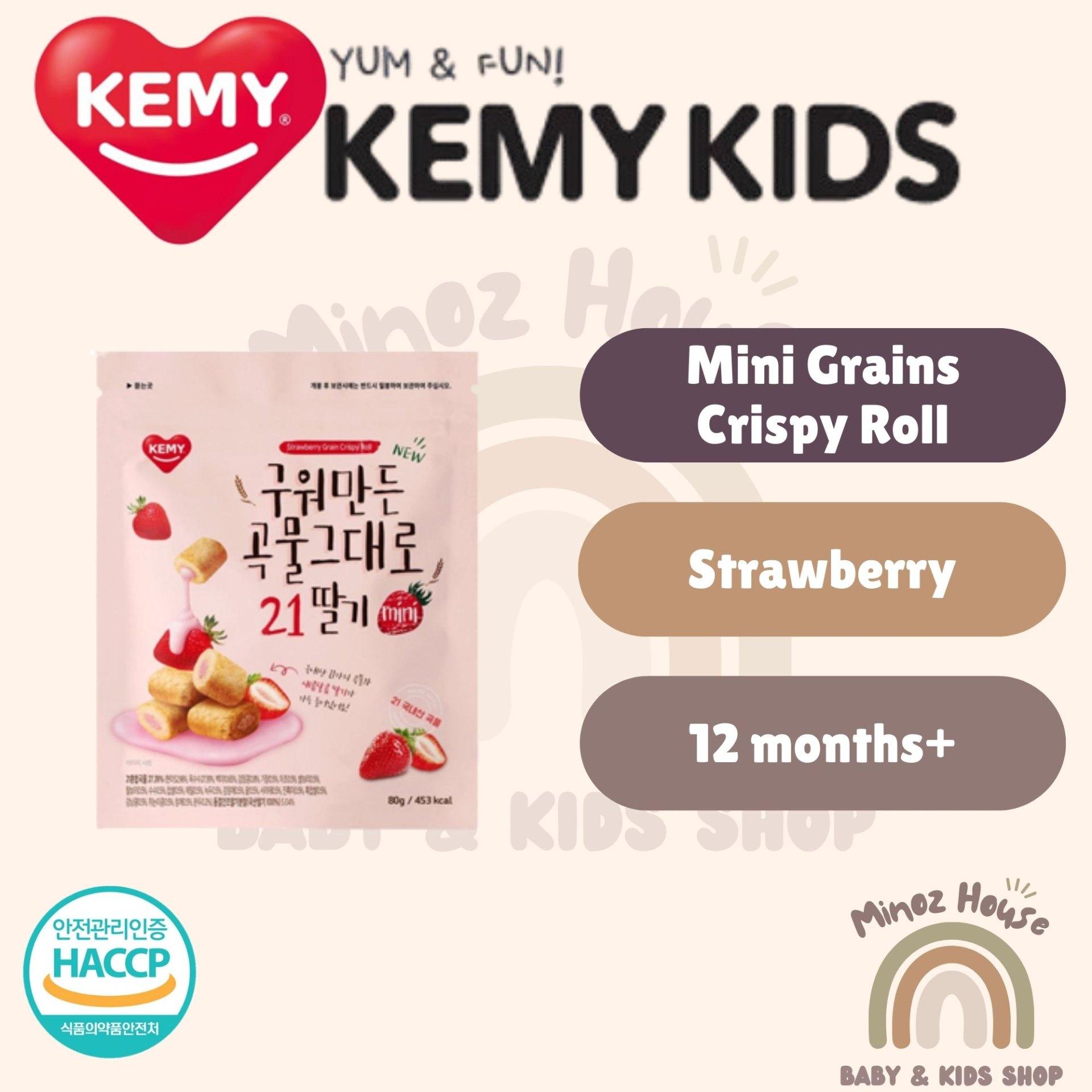 KEMY Baked Grain Crispy Roll 21 - Mini Strawberry