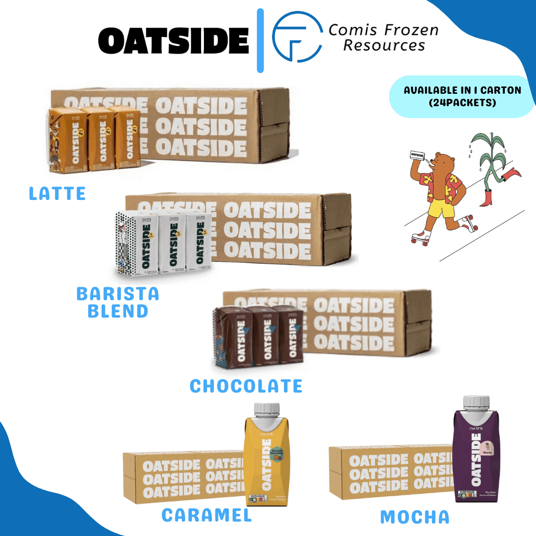 Oatside Barista/Chocolate/Latte/Mocha/Caramel Oat Milk 200ML - 24PKTS/CTN