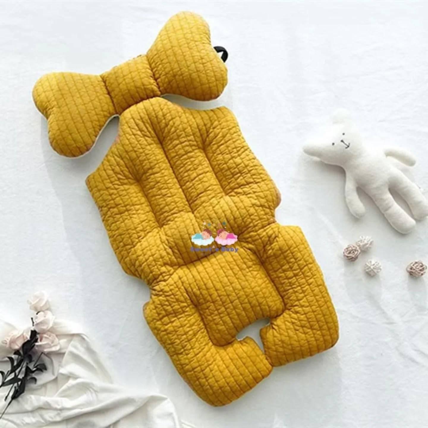 𝘽𝙖𝙗𝙮 𝙎𝙪𝙥𝙥𝙤𝙧𝙩 𝘾𝙪𝙨𝙝𝙞𝙤𝙣 𝙎𝙩𝙧𝙤𝙡𝙡𝙚𝙧 𝙤𝙧 𝘾𝙖𝙧 𝙎𝙚𝙖𝙩 ( mustard )
