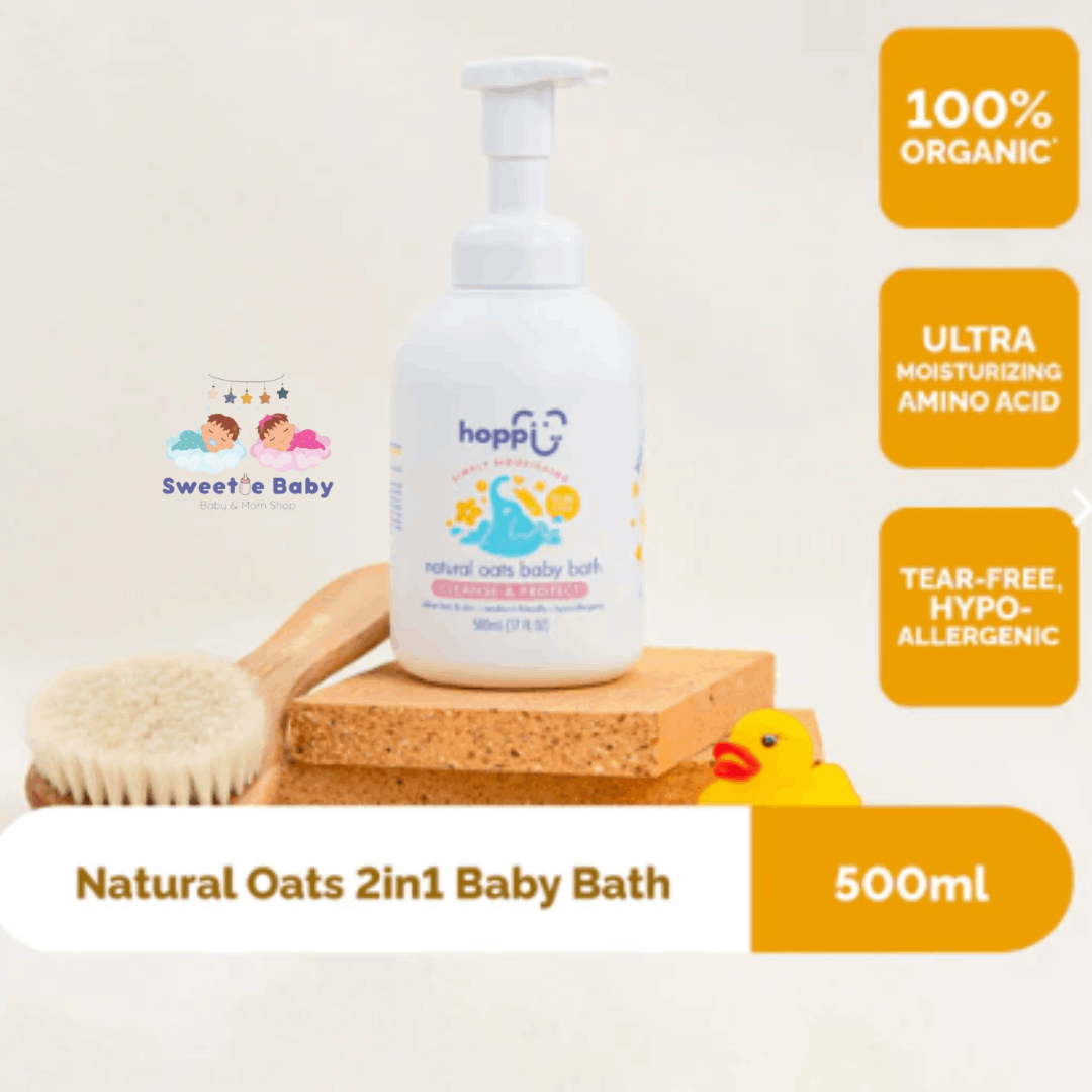 Hoppi Natural Oats Baby Bath (500ml)