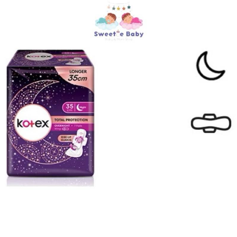 Kotex Total Protection Overnight Pad 35cm(7pads)