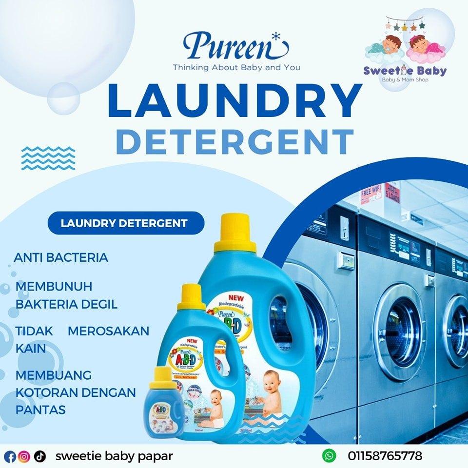 Pureen A-B-D Anti-Bacterial Concentrated Liquid Detergent with Softener 2L