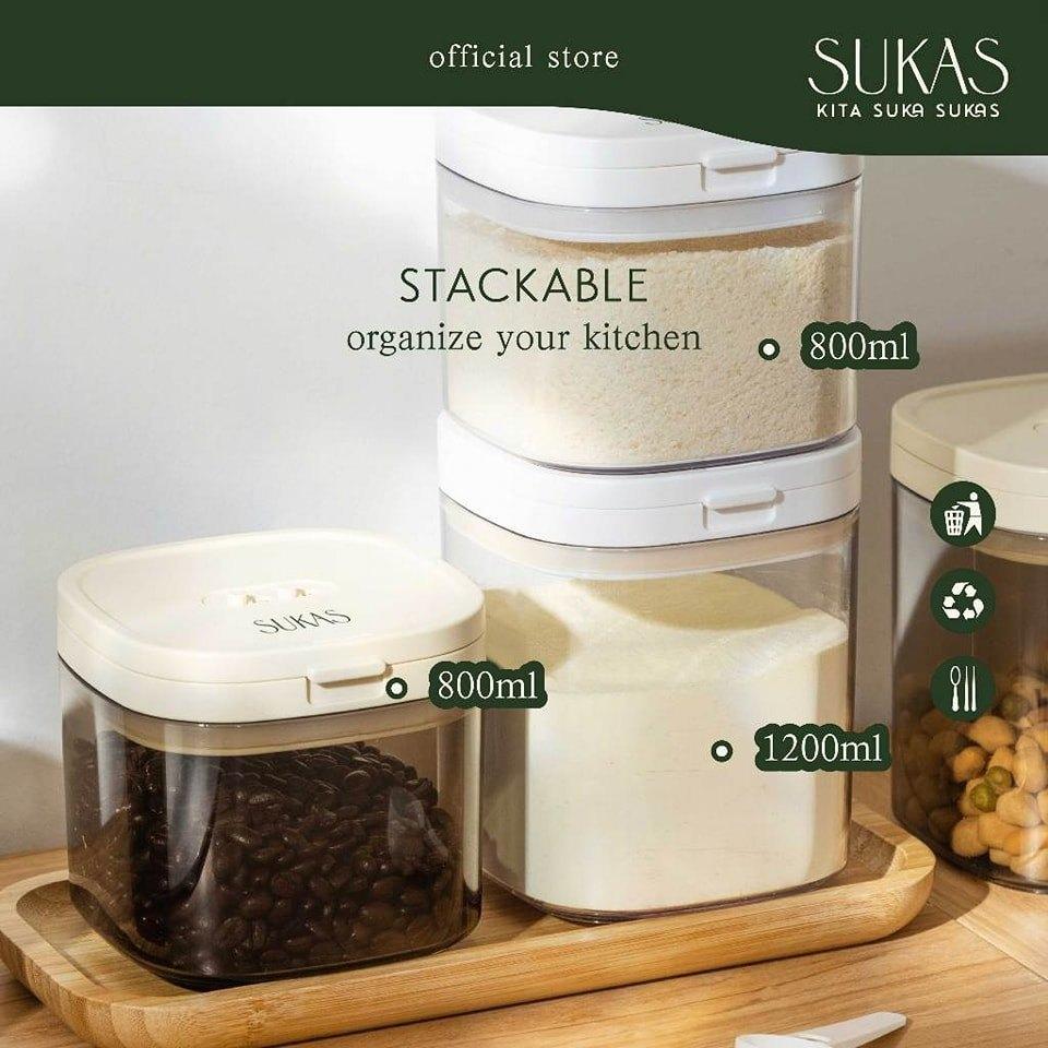 SUKAS MILK POWDER CONTAINER OR FOOD STORAGE 800ML