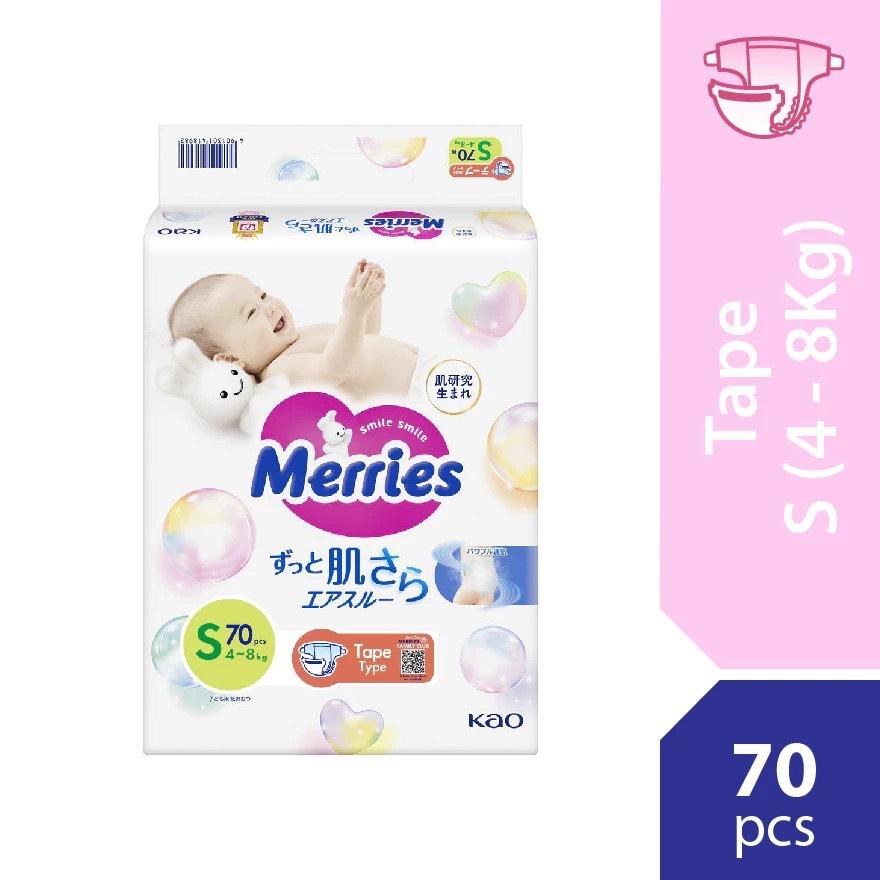merries diapers S ( 70 pcs )