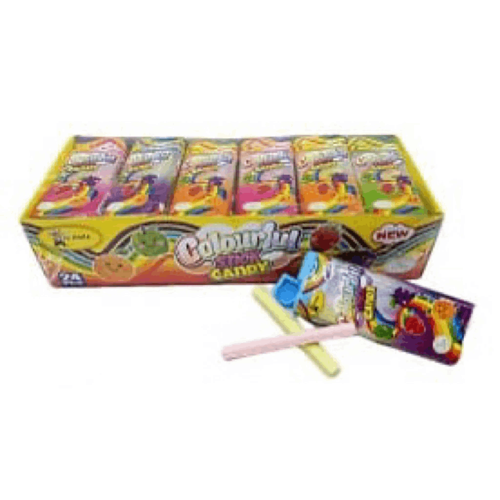 Gula Gula Buah Campuran Colourful Stick Candy 24’s