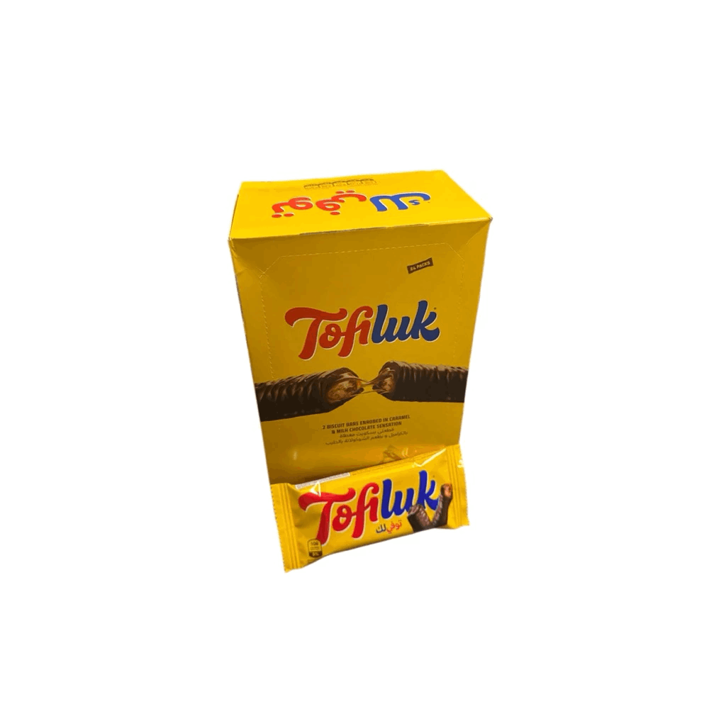 Coklat Tofiluk 2 Biscuit Bar Enrobed In Caramel & Milk Chocolate Sensation 24’s