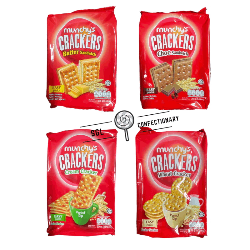Munchy’s Crackers | Sandwich 300g 276g 270g 258g