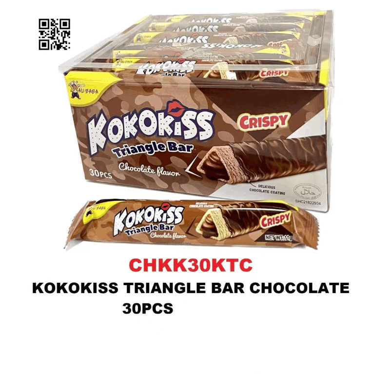 Kokokiss Triangle Bar Crispy Chocolate Flavor 30’s