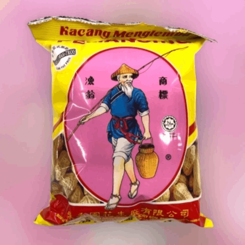 Kacang Menglembu Cap Pemancing Groundnut 渔翁花生 ☞ 110g Ready