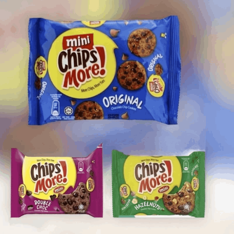 Chipsmore 72g ( Hazelnut, Double Choc, Original )