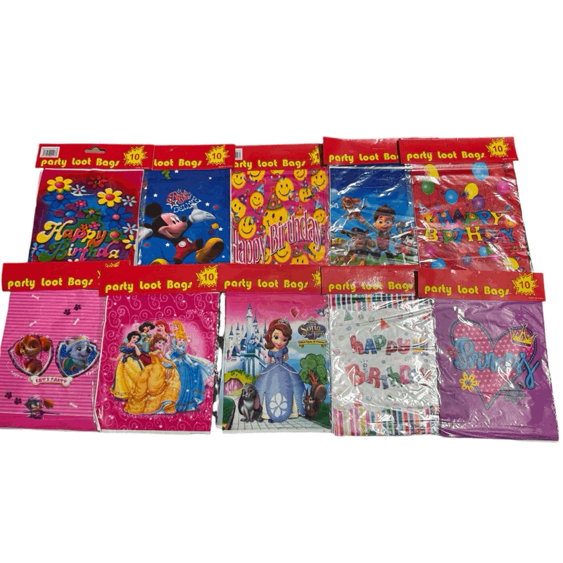 Birthday Party Bag / Goodies Bag 10’s