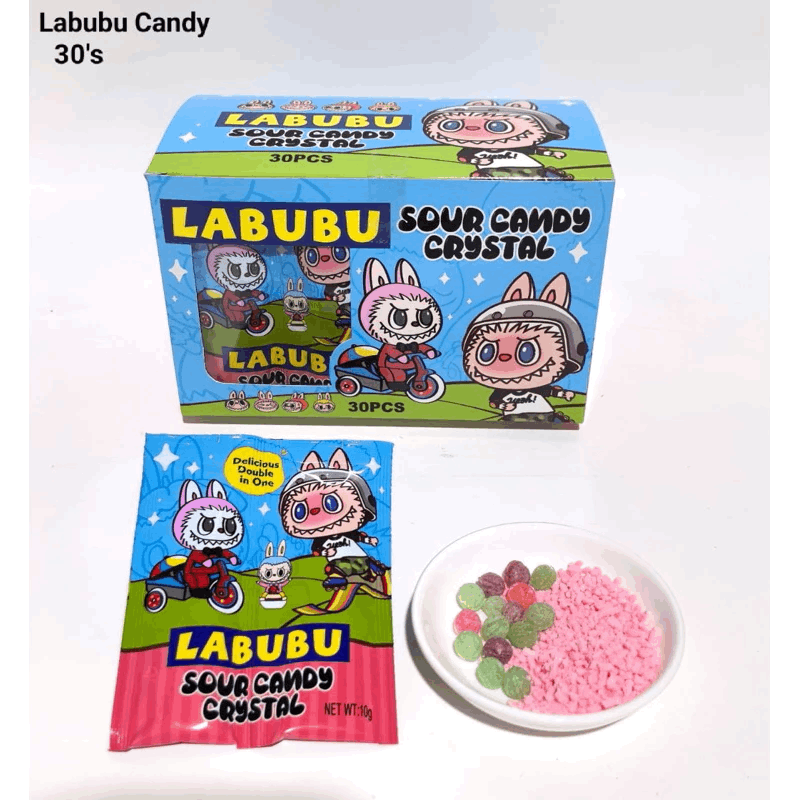 Labubu Sour Candy Crystal 30’s