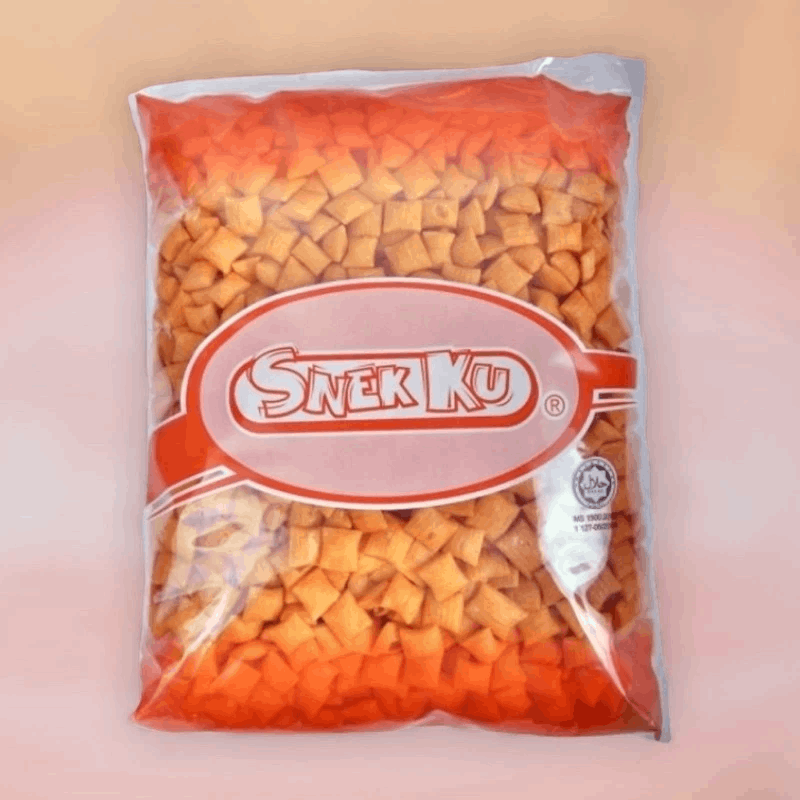 Snek Ku Perisa Ketam / Keropok Bantal 枕头饼 2kg