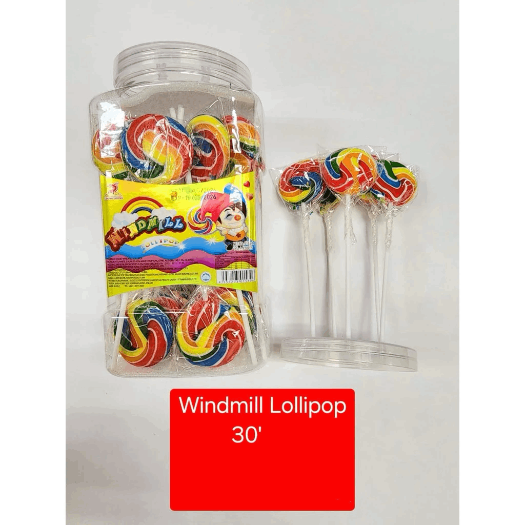 Gula Gula Lollipop Windmill | Windmill Lollipop 30’s