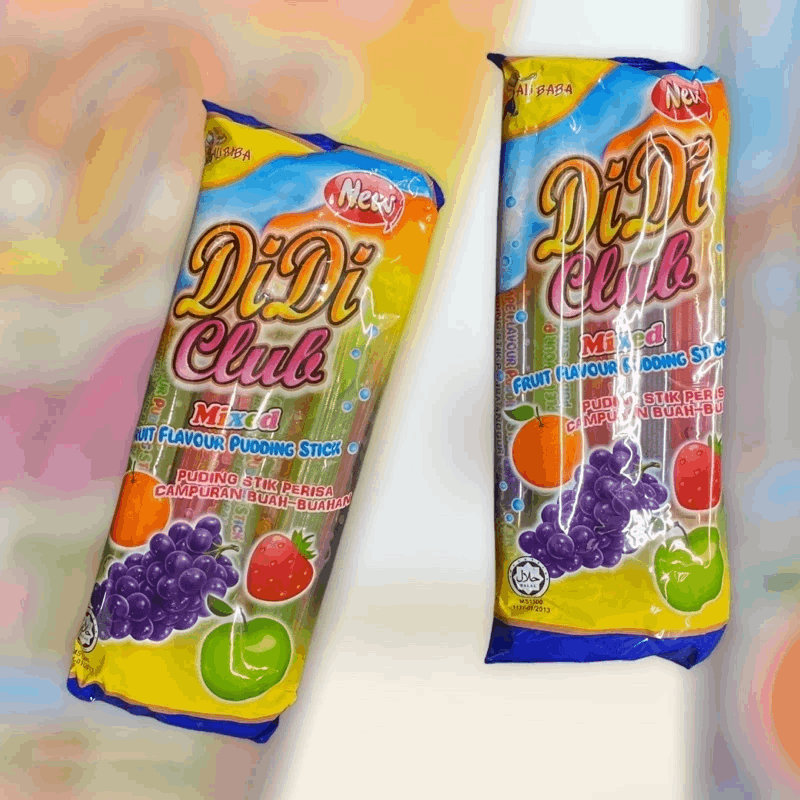 Didi Club Mixed Fruit Flavour Pudding Stick 10x45g