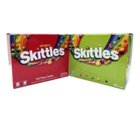 Skittles Fruit Flavour Candies Original / Sour / Yogurt (45gx20pcs)