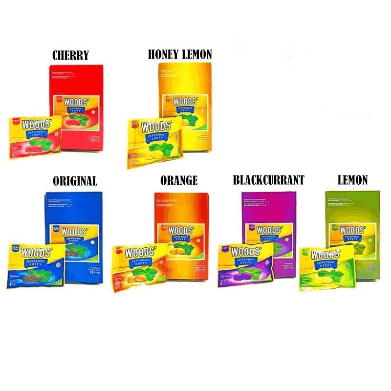 Wood's Peppermint Drops Lozenges Candy 15’s