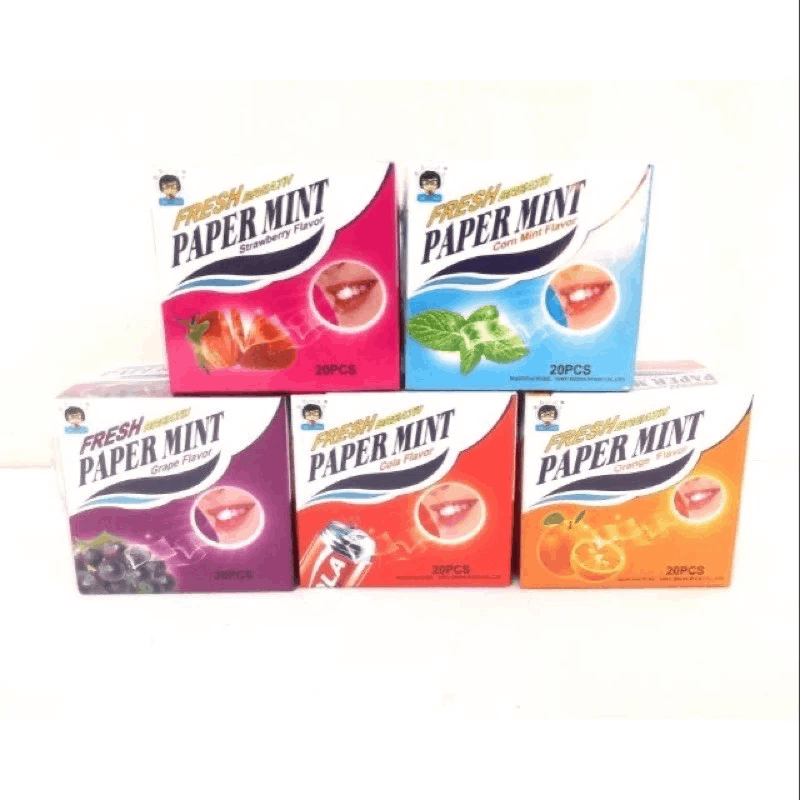 Fresh Breath Papermint 20’s [ Strawberry, Grape, Orange, Cola, Mint ]