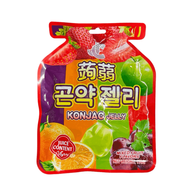 JC Konjac Jelly Mix Fruit Flavours 176g
