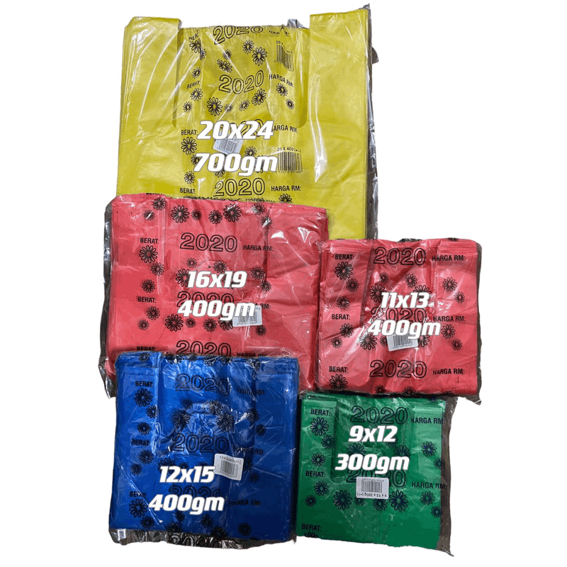 High Quality Singlet Plastic Bag [Cap 2020] Handle Bag / Plastic Tangkai