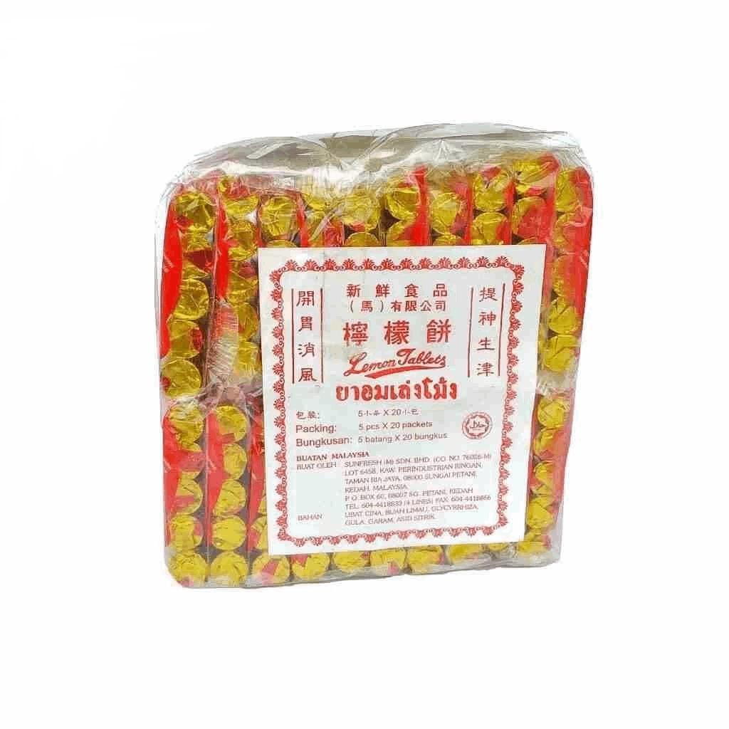 100 Rolls Lemon Tablet (LOCAL READY STOCKS)