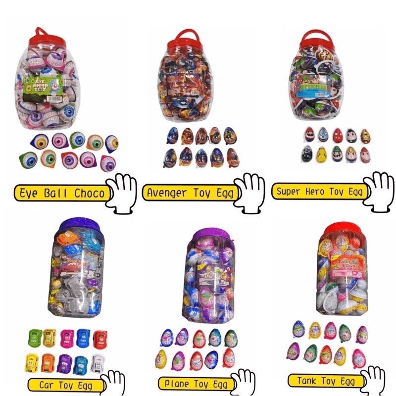 Toy Egg Candy / Eye Ball Chocolate 60’s