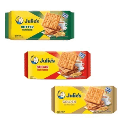 Julie’s Golden Cracker 331g/ Sugar Cracker 343g/ Butter Cracker 395g