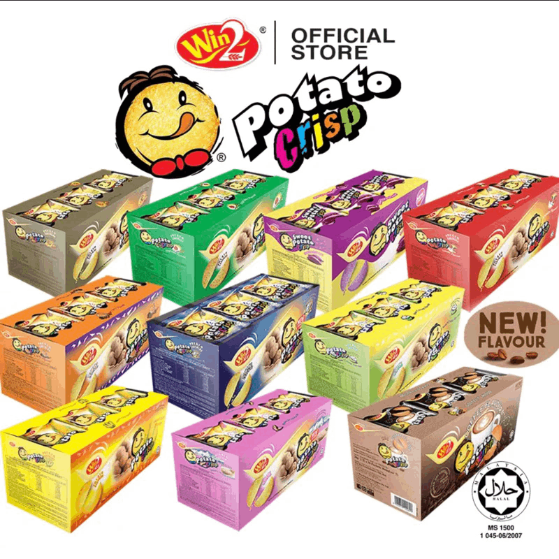 WIN2 POTATO CRISP 20G X 30PACKS