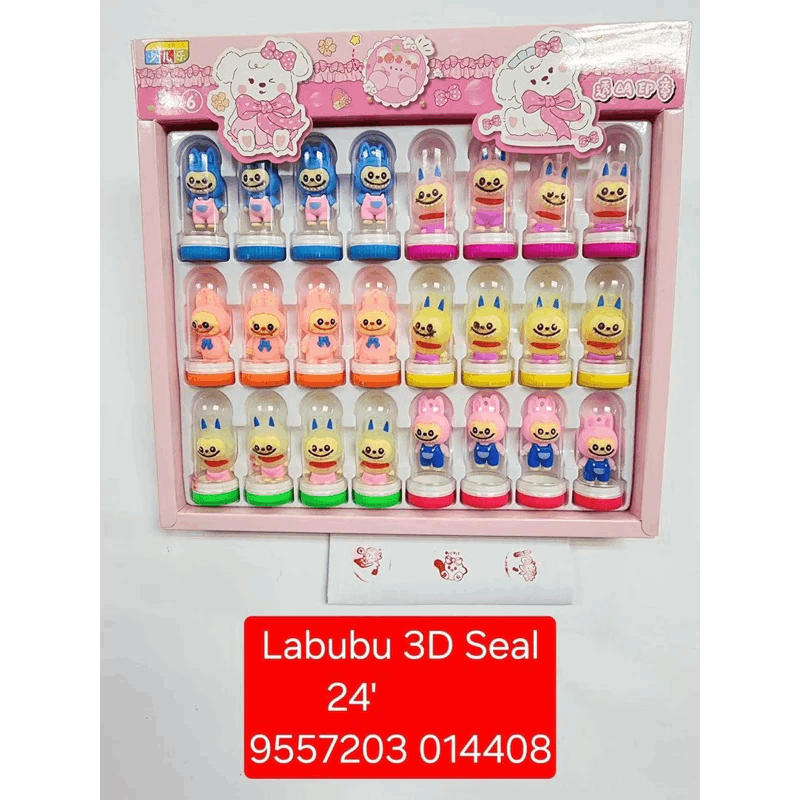Labubu 3D Seal  24’s