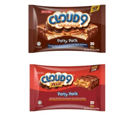 CLOUD 9 CHOCOLATE 20SX18G PARTY PACK