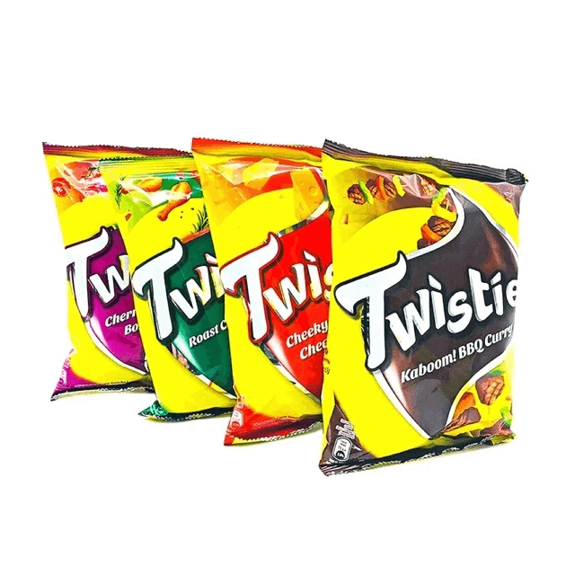 Twisties ( Curry,Chicken,Cheese,Tomato,Nasi Goreng) 60gm