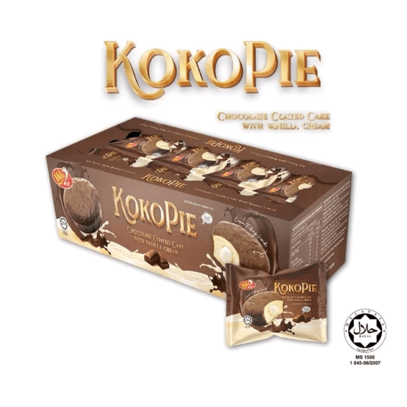 Win2 Kokopie Chocolate Coated Cake With Vanilla Cream 16’s