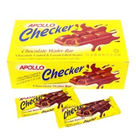 Apollo Checker Chocolate Wafer Bar (1788) 24PCS
