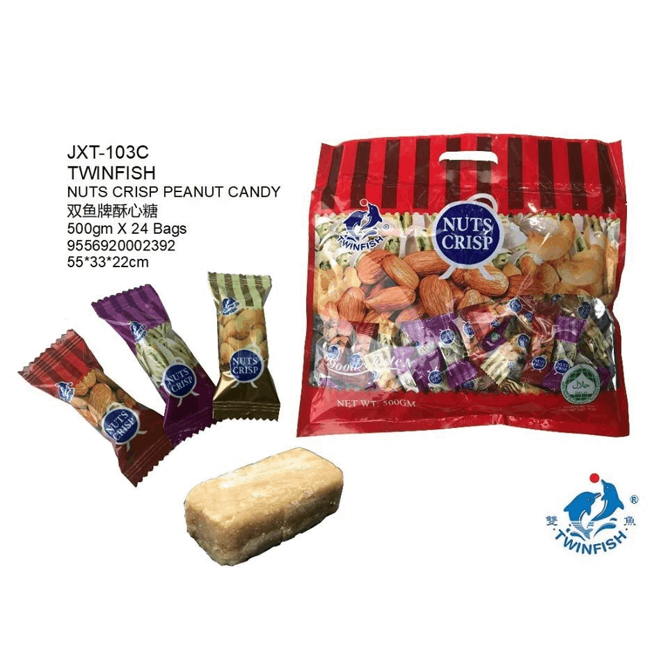 TWINFISH NUTS CRISP 500g Kacang