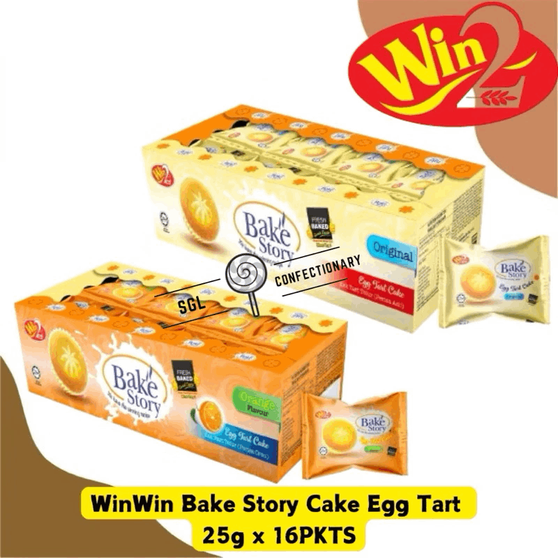 Win2 Bake Story Cake Egg Tart 25g x 16’s