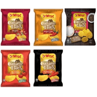 Wise Cottage Fried Potato Chips 60g