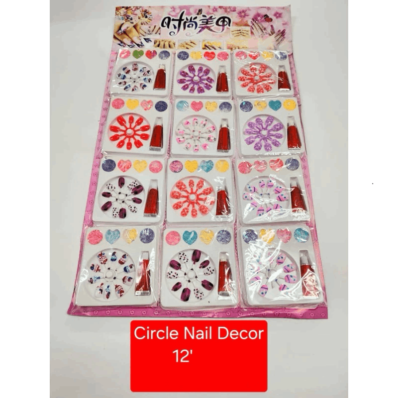 Circle Nail Decor 12’s