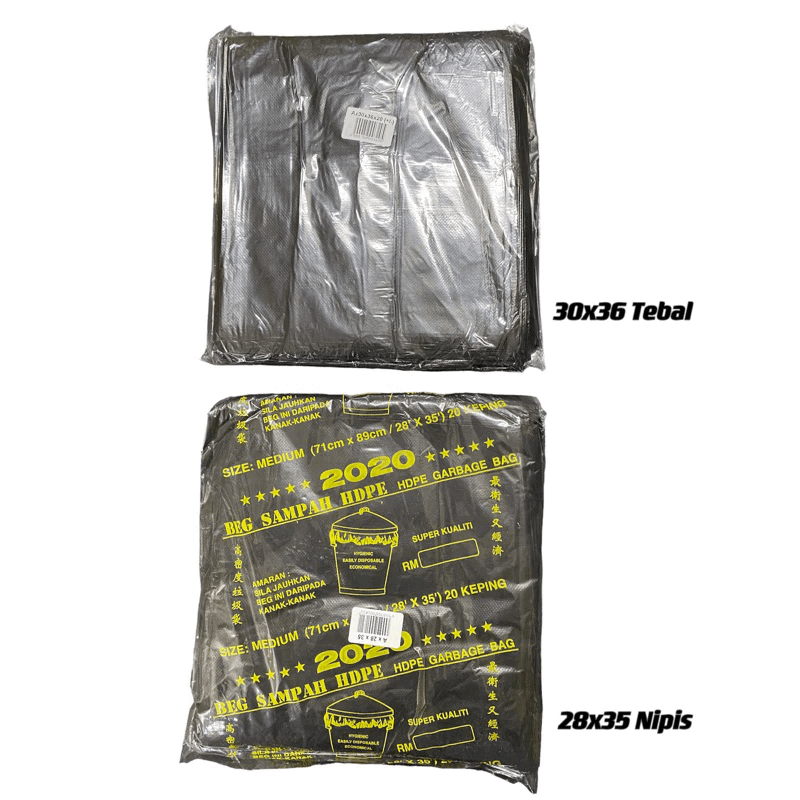 Garbage Bag / Plastik Sampah 20’s